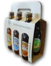 Bières artisanales à offrir en coffret 3 x 75 cl - Brasserie Ratz