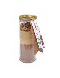 Préparation Bio pour Brownies aux noix en bocal