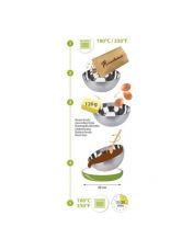 présentation recette pour gâteau au chocolat