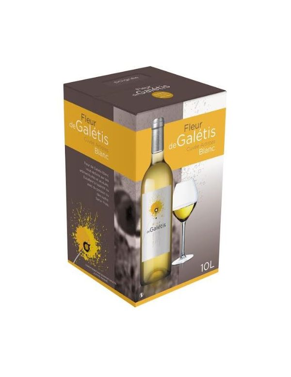 Bag In Box vin blanc 10 Litres - IGP Pays d'Hérault