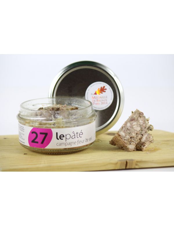 Vente en ligne Pâté de campagne Breton à la fleur de sel de Guérande