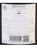 Vin Rouge 100 % Merlot sans sulfites - Greg & Juju