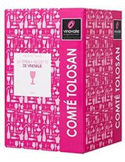 Cubi 10 L de Vin Rosé Négrette-Syrah - IGP Comté Tolosan en BIB 10 L