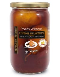 Poires Williams entières au Caramel, bocal de 850 g