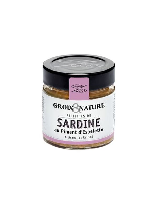 Rillettes de Sardine au Piment d'Espelette - Groix & Nature