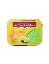 sardine à l'huile d'olive et au citron bio