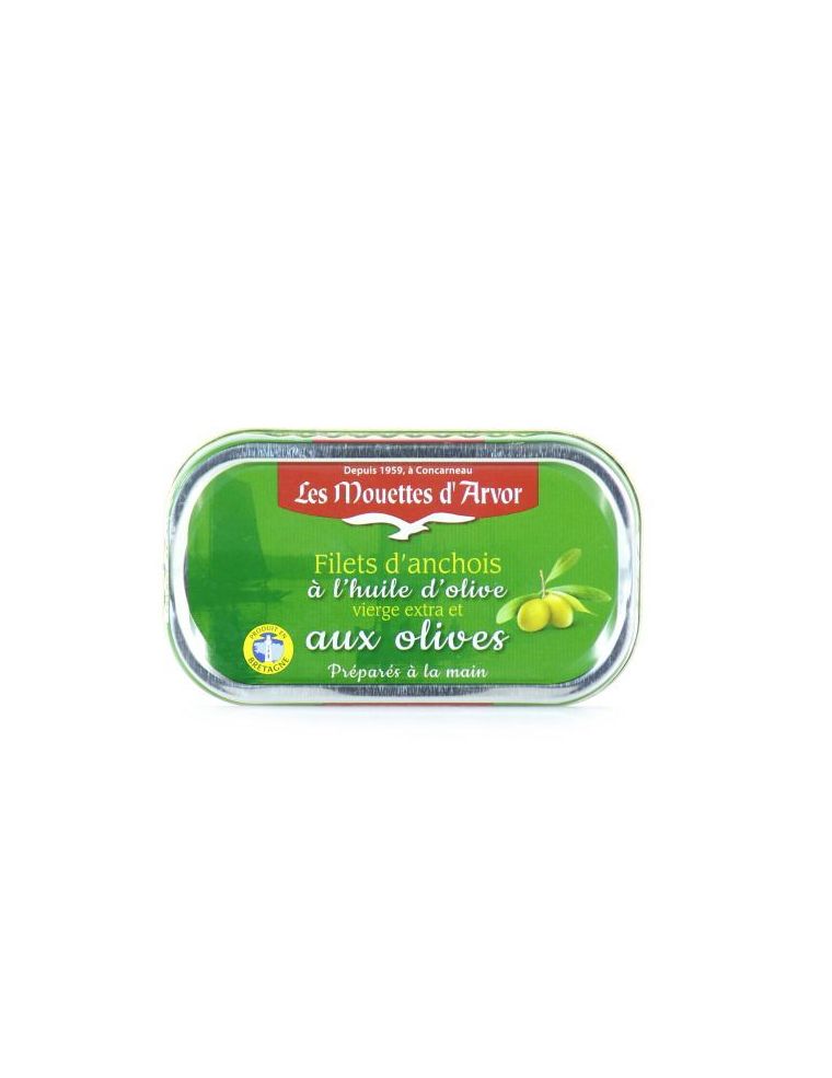 Filets d'anchois à l'huile d'olive