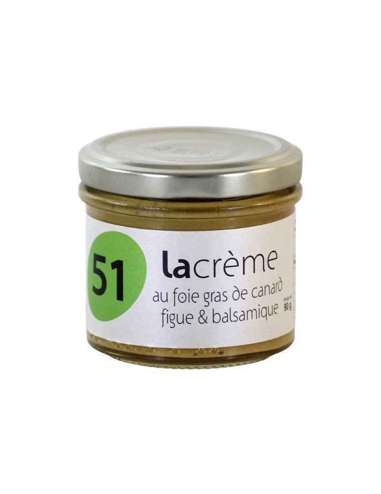 Crème de foie gras de canard aux figues et balsamique