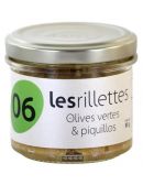 Rillettes aux olives vertes et piquillos