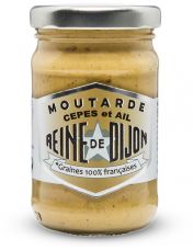 Moutarde de Dijon aux Cèpes et à l'Ail - Reine de Dijon