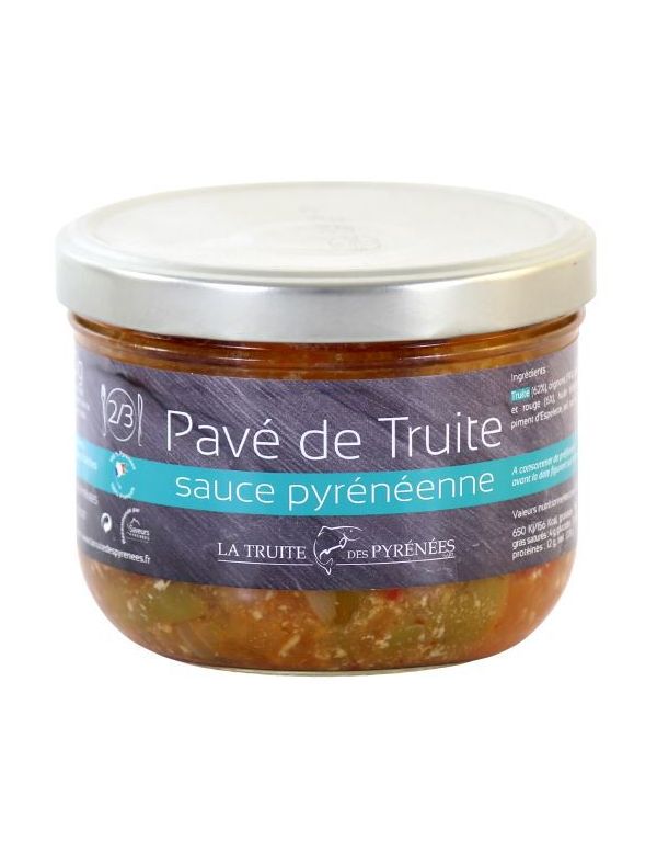 Pavé de Truite sauce Pyrénéenne