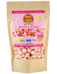 Pop Corn Fraise Bonbon - Maïs Délice
