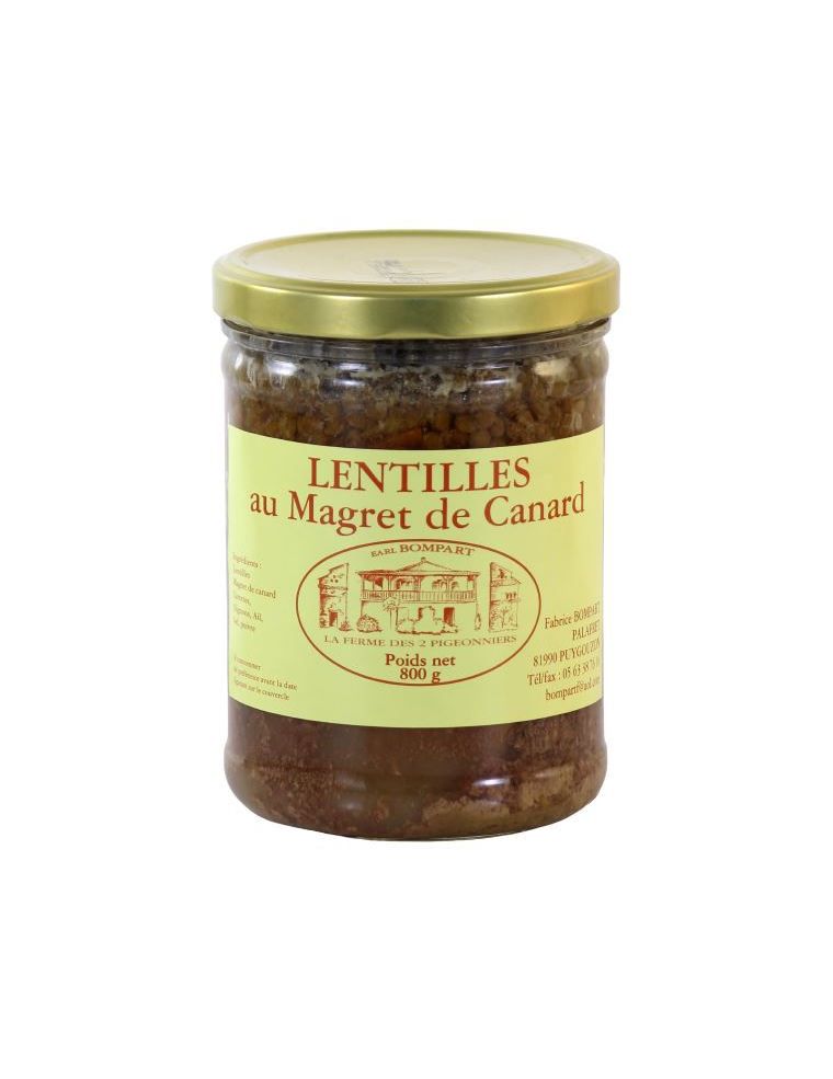 Magret-de-canard-aux-lentilles