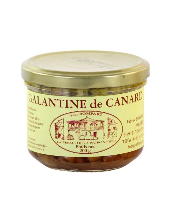 Galantine de Canard au Foie gras Achat / Vente en ligne galantine