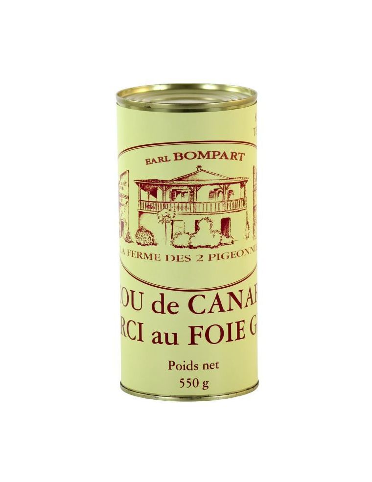 Cou de canard farci au foie gras
