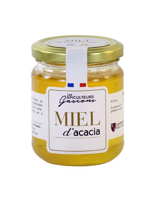 Miel d'acacia en pot de 250g vente directe apiculteur