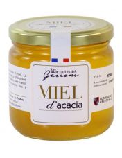 Miel d'acacia pot en verre 375gr en vente