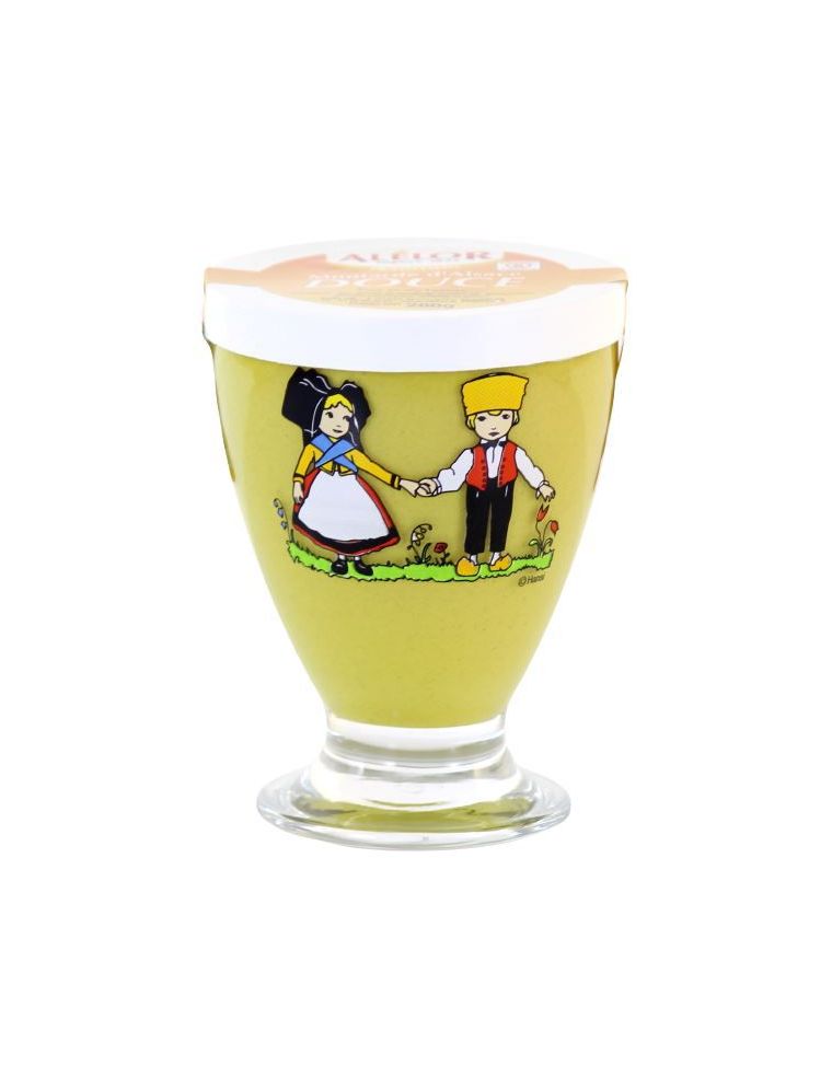 Moutarde douce d'Alsace, Verre Hansi, 280 g