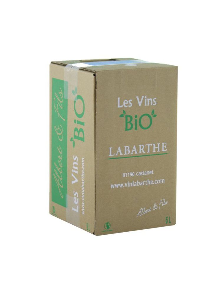 BIB Vin Rouge Bio 5L - AOC Gaillac - Domaine de Labarthe