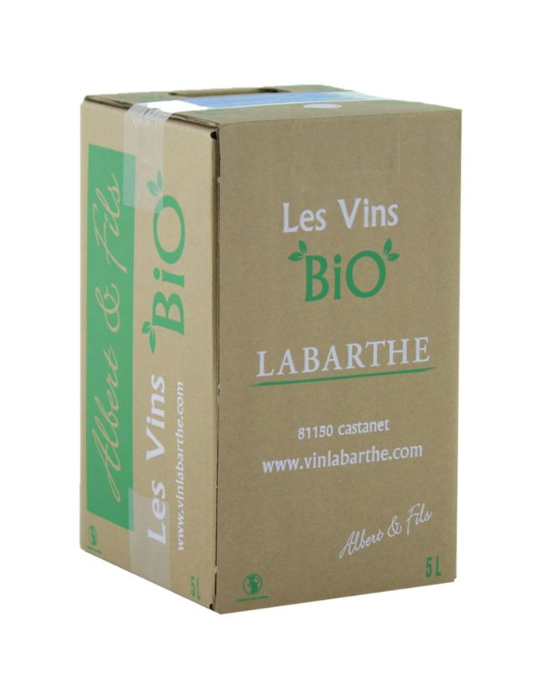 Bib vin rouge de France bio domaine de Labarthe 