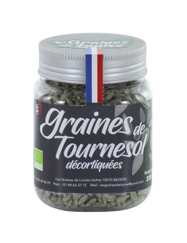 Graines de tournesol décortiquées (France) - 5kg - Vrac – Rive Bio