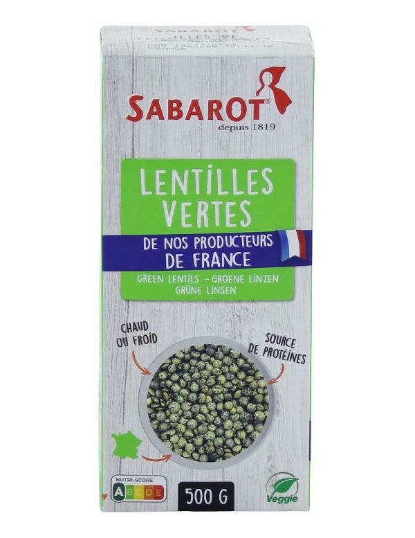 Lentilles Vertes à 5,80 €
