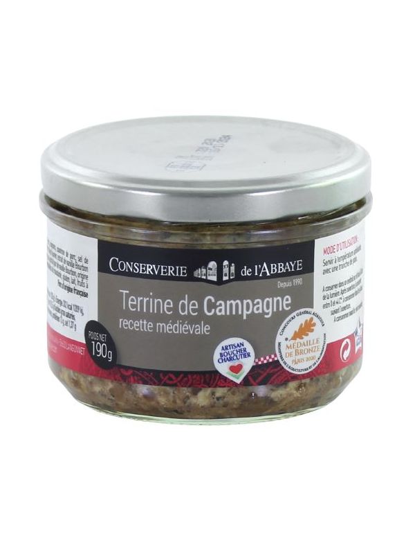 Terrine de campagne médaillée