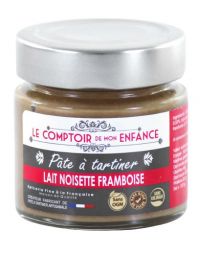 Pâte à tartiner Lait Noisette Framboise - Le comptoir