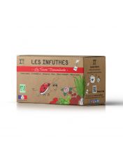 Tisane Bio Hibiscus Citronnelle - Boîte de 20 sachets - Les Infuthés