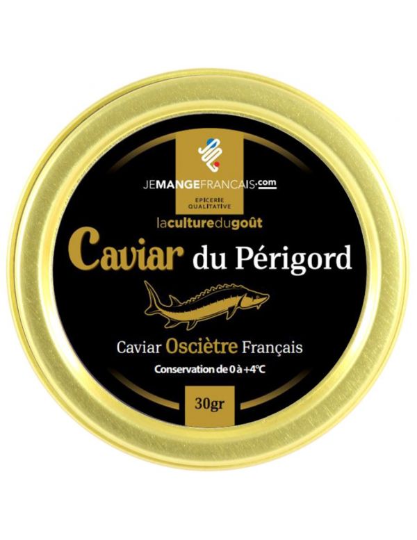 Caviar Osciètre en boîte découverte 30 g 