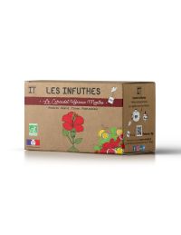 Carcadet Hibiscus Menthe Bio - Boîte de 20 Sachets - Les Infuthés