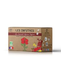 Carcadet Hibiscus Réglisse Bio - Boîte de 20 Sachets - Les Infuthés