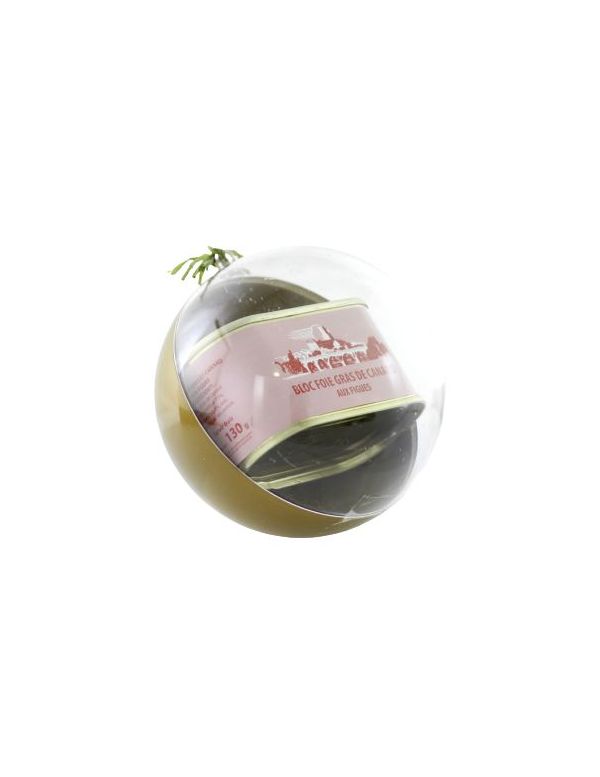 Cadeau gourmand au foie gras spécial Boule de Noël