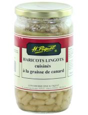 Haricots lingots cuits à la graisse de canard - Henri Piquet