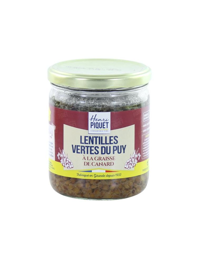 Lentilles Vertes du Puy à la graisse de canard - Henri Piquet