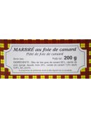 Marbré de foie gras 200 g