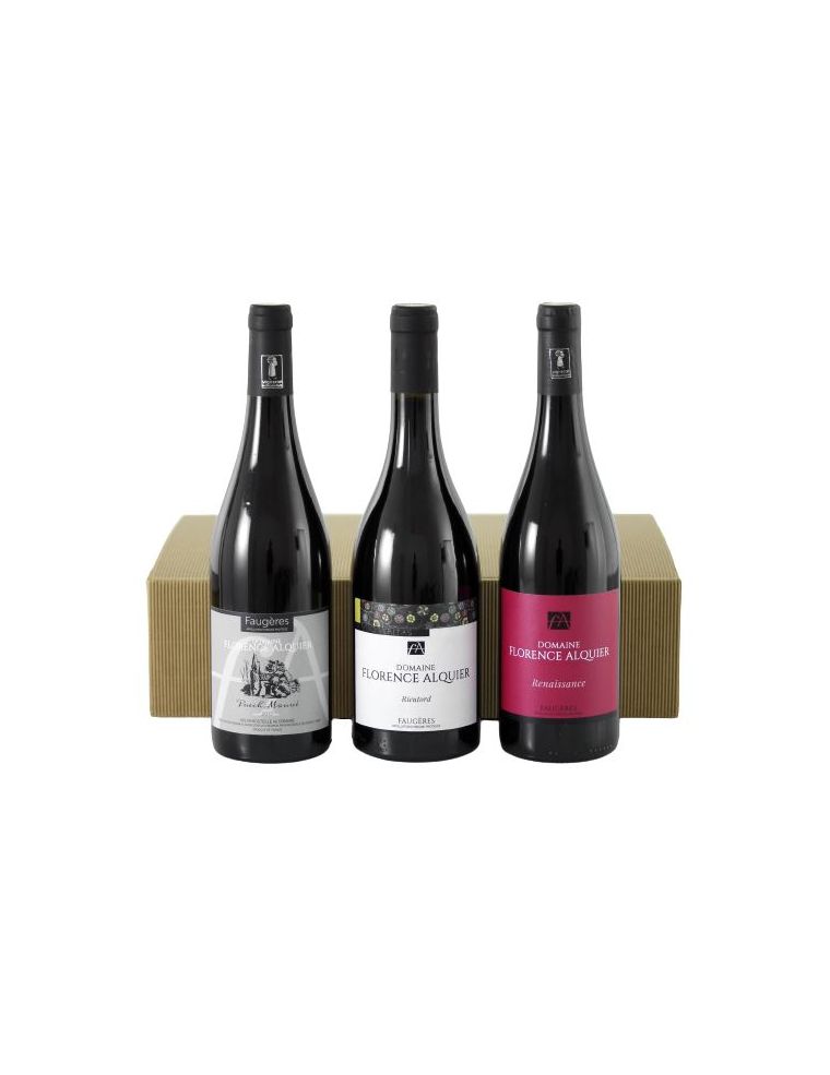 Coffret Découverte 3 Vins Rouge AOP Faugères