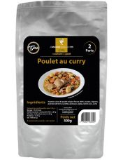 Poulet au Curry plat cuisiné pour 2 personnes