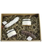 Coffret Foie Gras IGP Entier en Bocal 130 g : Coffret Cadeau Cubique 