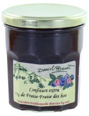 Petit pot Confiture de fraise Bio - Cie des Pyrénées