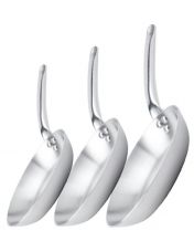 Lot 3 Poêles en Inox Alchimy - de Buyer