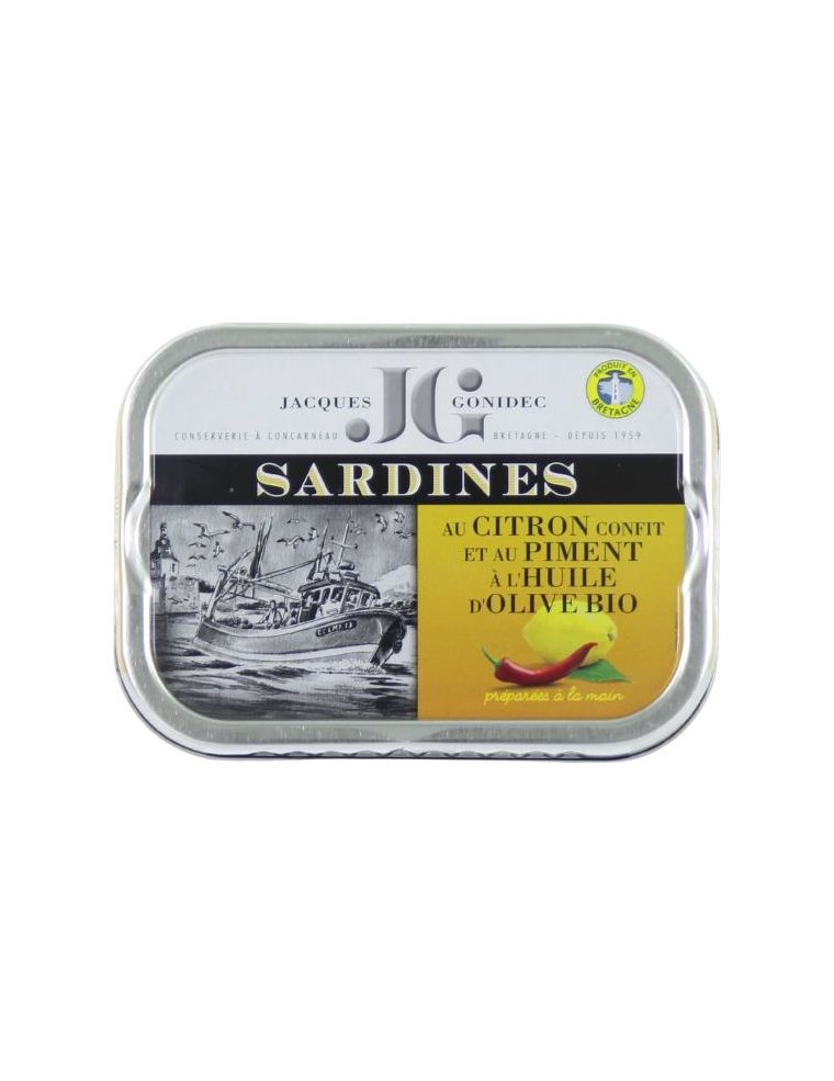 Boîte de sardines à l'ancienne - Sardines au naturel à l'huile d'olive