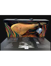 Jambon noir de Bigorre AOP entier dans son élégant coffret noir