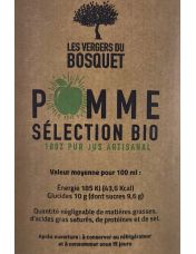 bib de jus de pomme bio 3 litres
