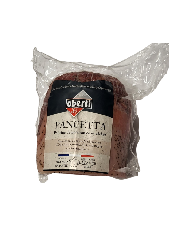 Pancetta ou ventrèche portionnée Origine France