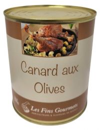 Conserve artisanale canard aux olives canard du sud ouest jemangefrancais.com