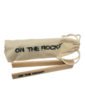 6 glaçons granit coffret cadeau avec pince en bois - On the Rocks