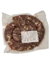 Saucisse fraîche à l'ail des ours - Fabrication artisanale - Porc origine France