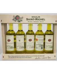 coffret bois huile d'olive de provence