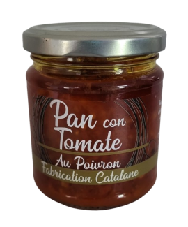 Pan con Tomate au Poivron - Verrine de 170 g - Fabrication Catalane